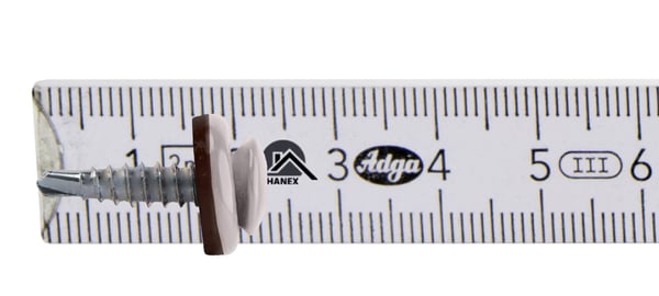Landmandsskruer GTF02P Panhoved 4,8x20mm RAL 9007