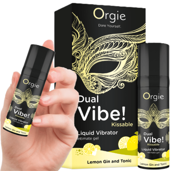 Orgies - Dual Vibe! Flydende Vibrator 15ml - Citron Gin og Tonic