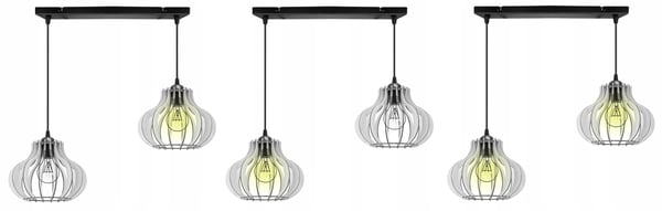 Hængende lampe, loftslysekrone, træ, LED lampeskærm