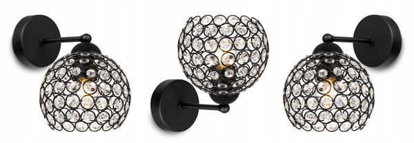 MODERNE KNÆKKE LAMPE ELEGANT LED KRYSTALLER