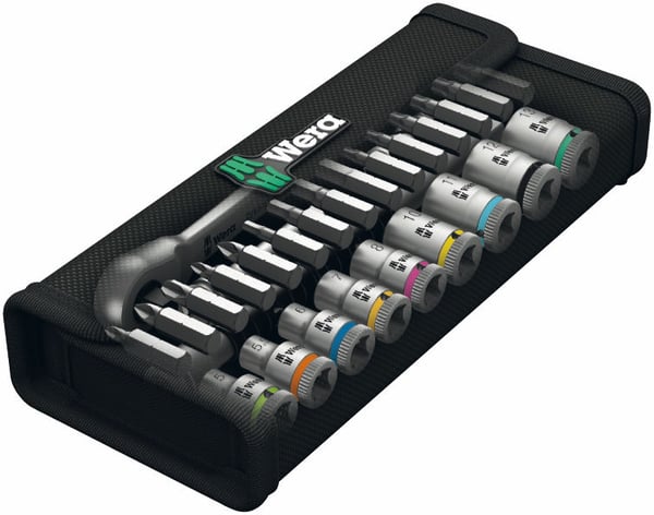 1/4'' ZYLKOP topnøglesæt, 28 dele - W05004018001