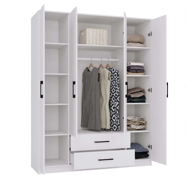 Romana garderob 160X205 vit