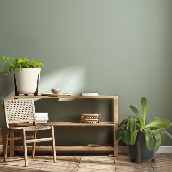 Moss ECO trä blomkruka, naturligt trä