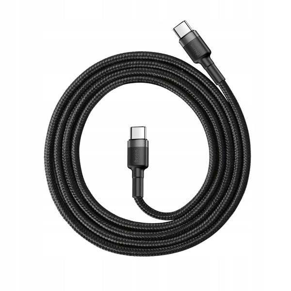 Baseus Cafule CATKLF-GG1 Pikalataus 3.0 3A USB-C PD 2.0 -kaapeli 100 cm ja 60 W:n pikalataustuki