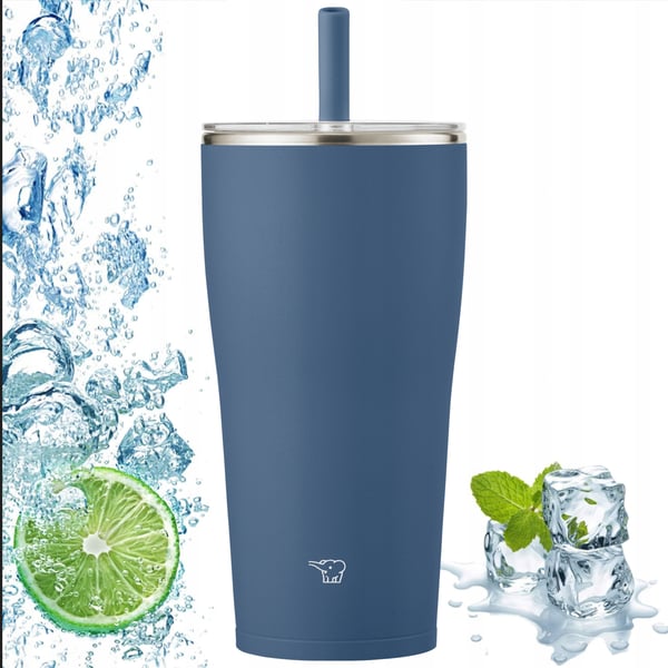 Zojirushi SX-HA72H-AM termisk mugg med sugrör 720 ml marinblå Zojirushi SX-HA72H-AM termisk mugg med sugrör 720 ml marinblå