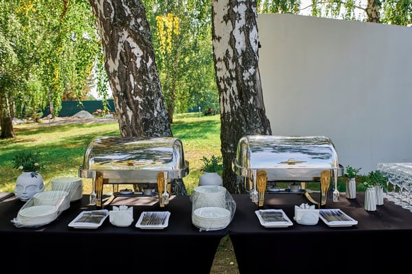 Overdrag til cateringbord 240x80 cm