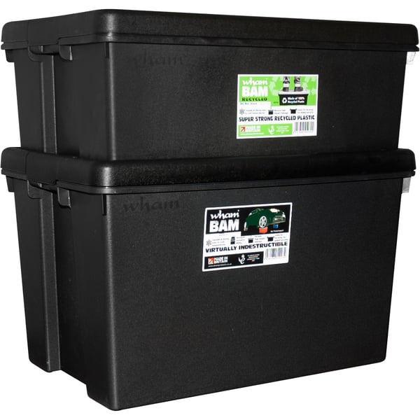 WHAM HEAVY DUTY BOX 36L BEHOLDER MED LÅG - KAPACITET HDB 36