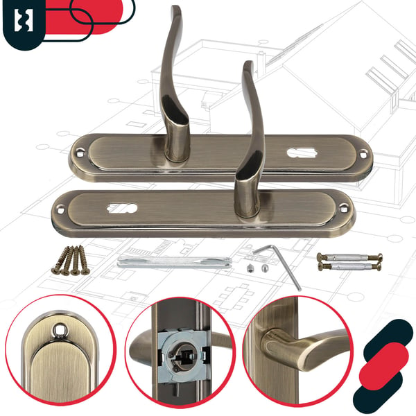 Ovenkahva Pitkä Avainlevy Klassinen Patina 90 MM