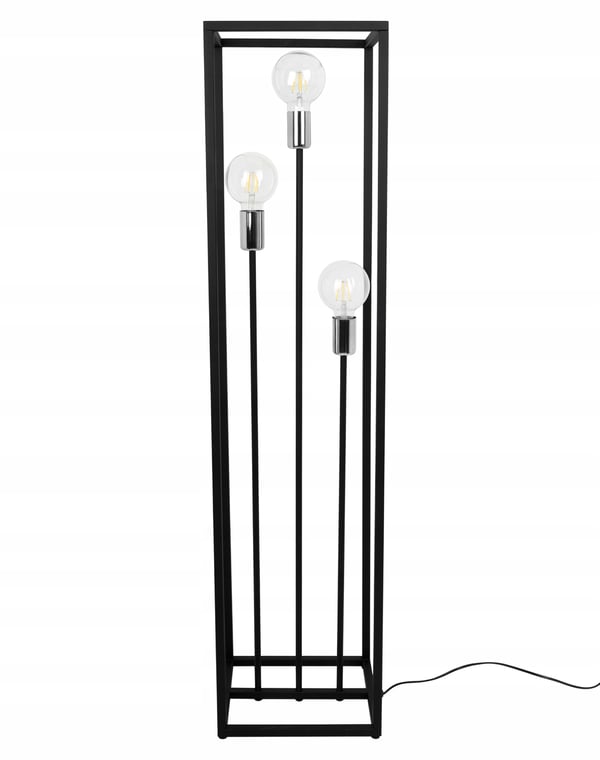 MUSTA METALLILATTIAVALAISIN 130 CM