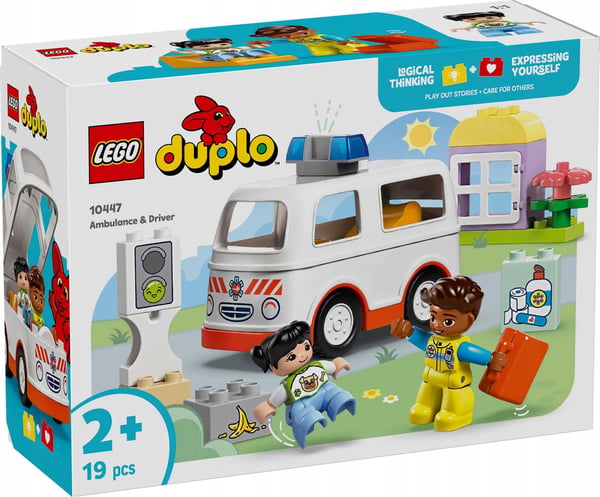 10447 - lego duplo - Ambulans med förare