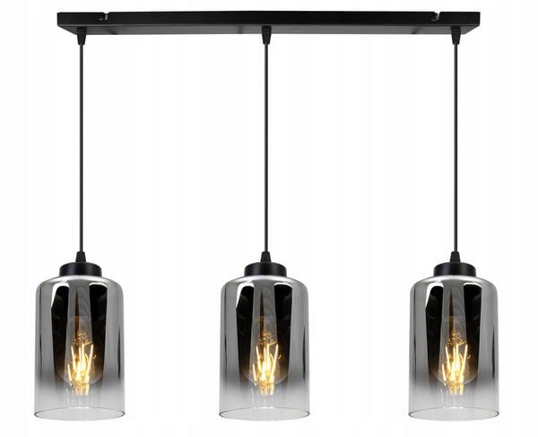 MODERNE ELEGANT HÆNGELAMPE MED GLASSKÆRM