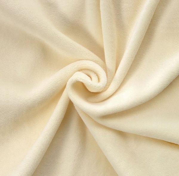 Scandinavian-tuolin päällinen, kermanbeige sametti
