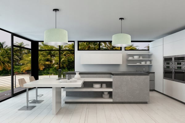 HÆNGELAMPE, LOFTKRONE, KROM, FLØJLSSKÆRM