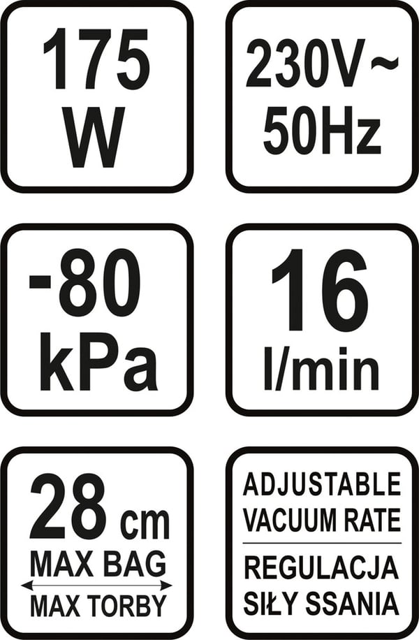 175 W:n tyhjiöpakkauskone - W-67882