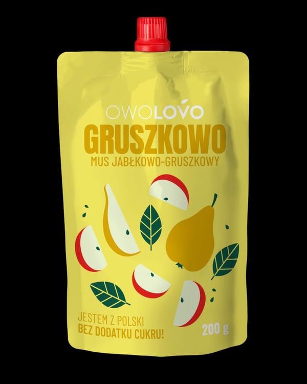 Owolovo Gruszkowo Omena- ja päärynäsose 200 g