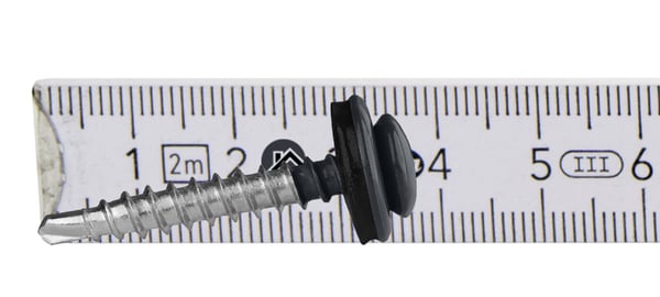 GTFP rundhuvudskruvar 4,8x35mm RAL 7016