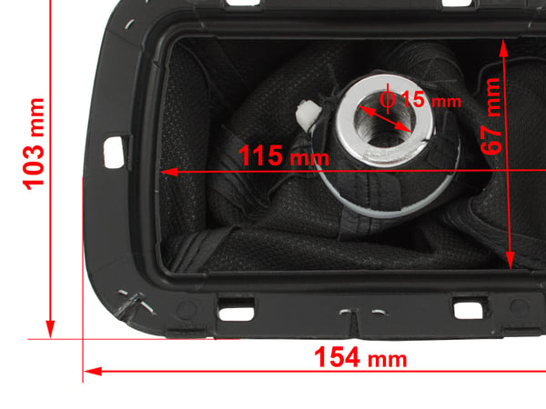 Toyota Avensis II 03-09 gearkugle 5-trins og beskyttelsespose til gearstang 2 stk sæt