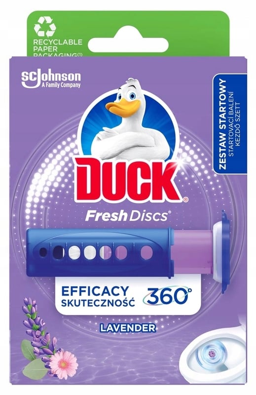 Duck Fresh Discs Lavendel toiletgel-disk 36ml med applicator