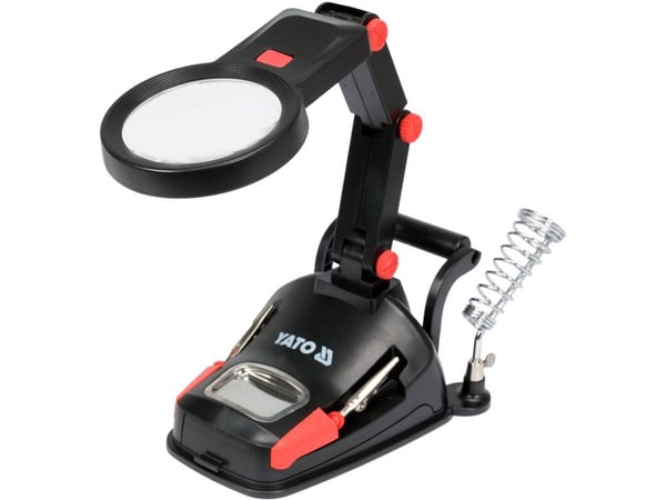 HANDTAG AV TREDJE HAND MED DUBBELT FÖRSTÖRSGLAS, LED-BELYSNING - YT-73861 HANDTAG AV TREDJE HAND MED DUBBELT FÖRSTÖRSGLAS, LED-BELYSNING - YT-73861
