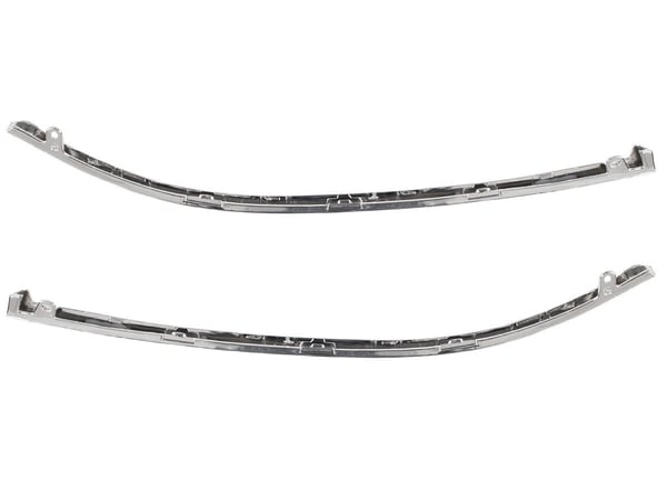 Audi A6 C5 97-01 Strålkastarlist Krom vänster + höger 2 st. Set