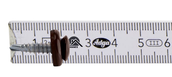 Landmandsskruer GTF02P Panhoved 4,8x20mm RAL 8017