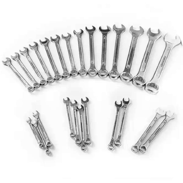 25 kiintoavainta 6-32 mm Forcekraft-kiintoavainsarja