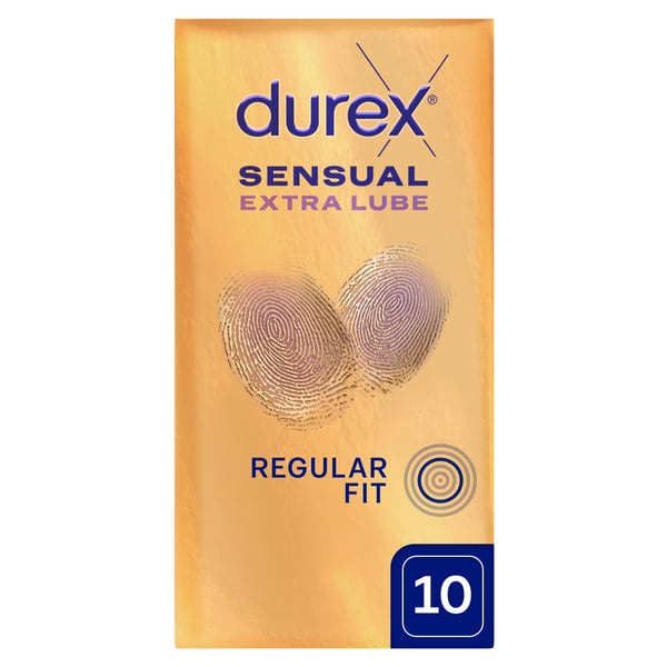 Durex Sensual extra glidmedel 10 st