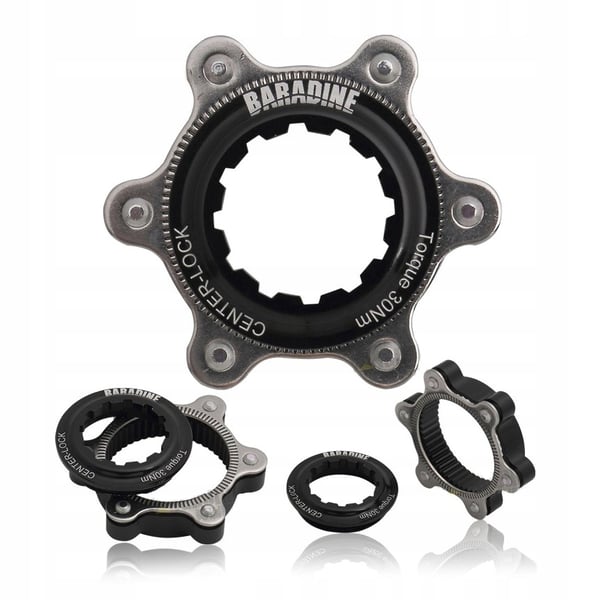 Baradine BC02 adapter til centerlock-skiver, sort Baradine BC02 adapter til centerlock-skiver, sort