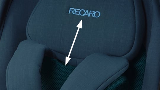 Recaro Sadena 3-i-1 barnvagn med liggdel och lätt liggdel himmelblå