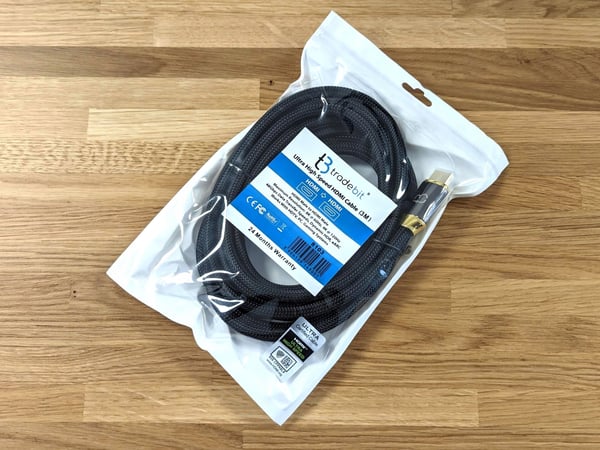 Tradebit 2.1 hdmi-kabel 8K 4K Full HD HDR hdmi - hdmi 3m certificeret