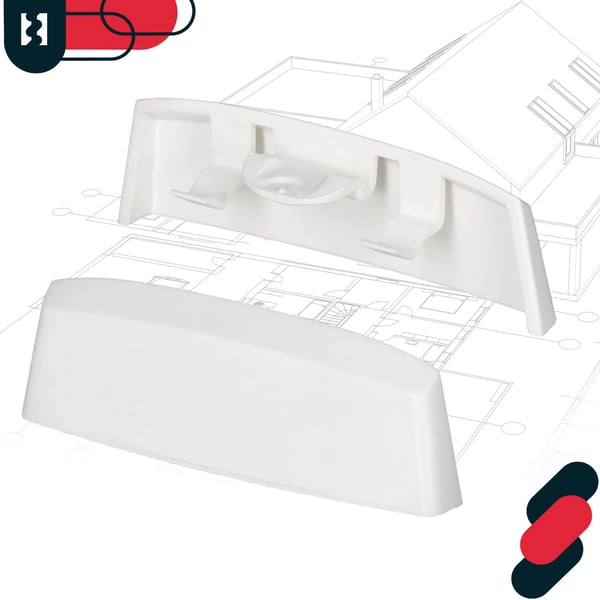 Dräneringsplugg för PVC-fönster vit 36 mm 50-pack