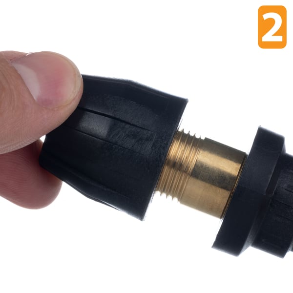 Kärcher K2-K7 10 cm bajonettilaippa 160 bar minisäde litteäsuihkulaitteella