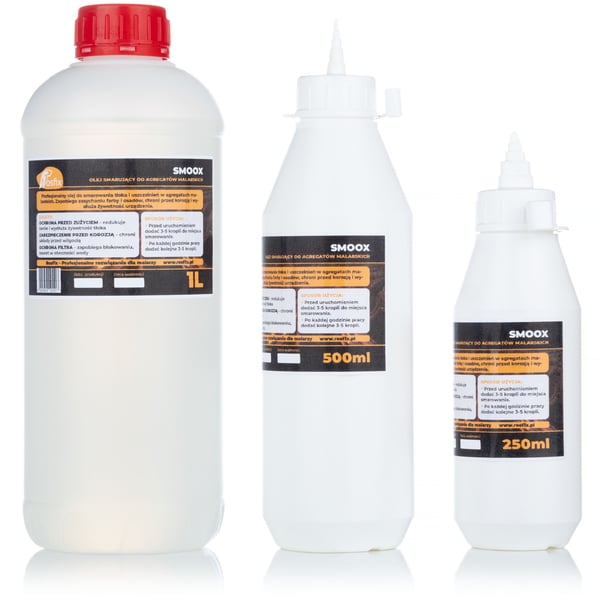 SmooX Voiteluöljy maalausyksiköille 500ml (Öljypurkki)