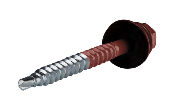 Landmandsskruer GTF2 Z14 4,8x50mm RAL 3009