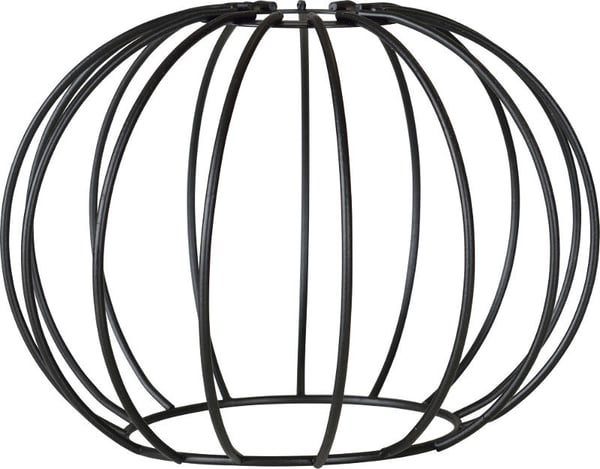 Metal lampeskærm E27 Loft rund tråd 18x13