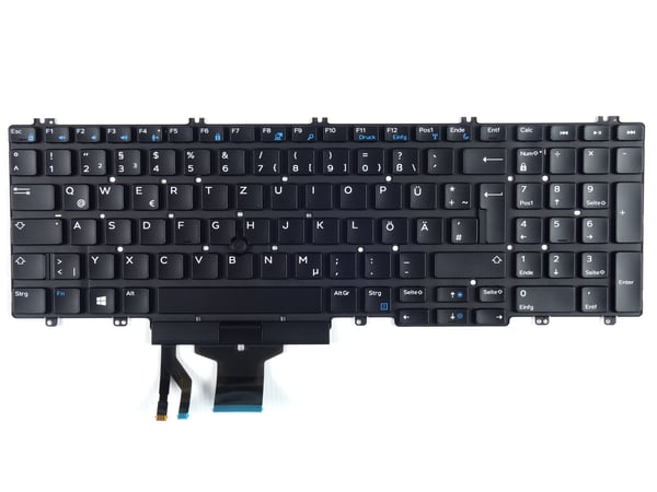 Tastatur Dell Precision 7530 7540 7730 7740 M7530 M7730 trackpoint qwertz DE -näppäimistö Tastatur Dell Precision 7530 7540 7730 7740 M7530 M7730 trackpoint qwertz DE -näppäimistö