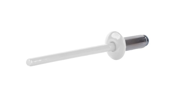 Aluminium öppna nitar 3,2x6mm RAL9010