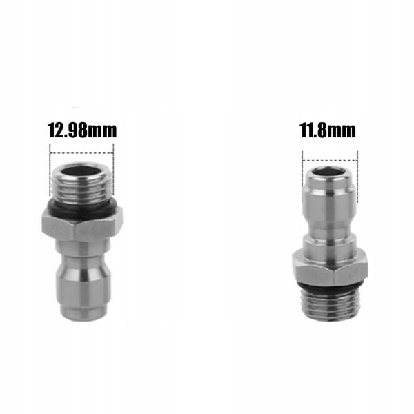 Adapter / adapter til højtryksrenser 1/4QC til Kärcher K bajonet