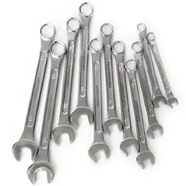 25 kiintoavainta 6-32 mm Forcekraft-kiintoavainsarja