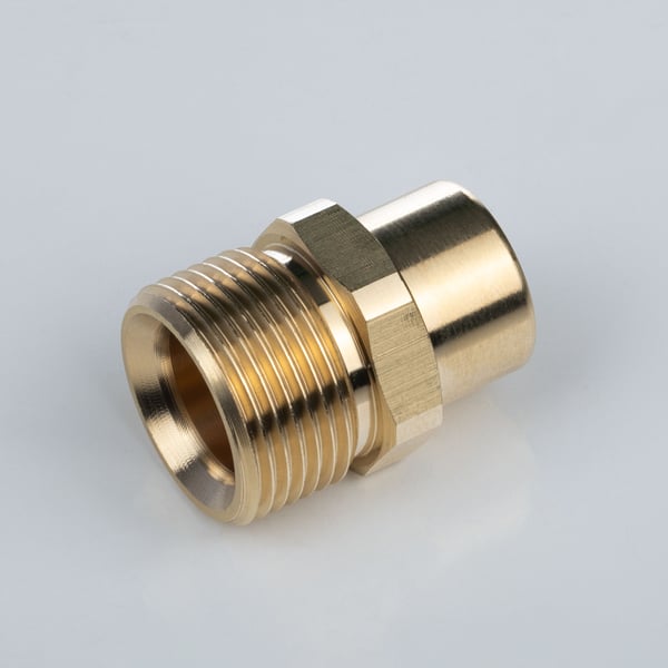 Adapter/reducering M22 til 1/4" for højtryksrenser