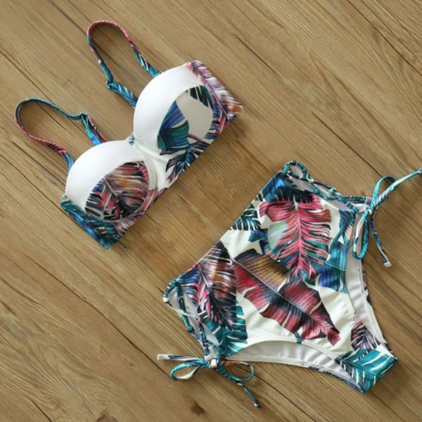 Boho shaping badedragt bikinisæt i to dele, plus størrelse XL Boho shaping badedragt bikinisæt i to dele, plus størrelse M