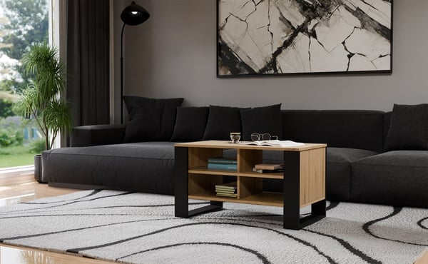 Modernt 4P bord EK artisan svart