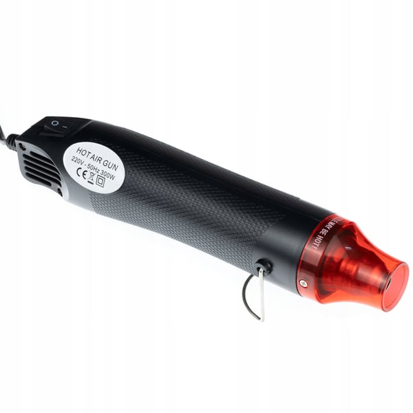 Rosfix Mini varmluftpistol 300W + skærer + isoleringstape 10m + sæt krympeslange 328 stk.