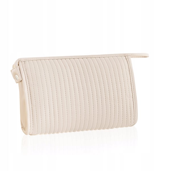 BKP-15 Stella mellanstor sminkväska beige för kvinnor