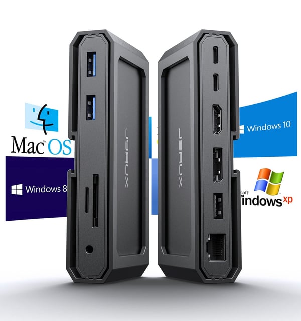 Jsaux 11-i-1 dockningsstation 100W 4K 120Hz HB1101 HDMI DP QC för Steam Deck