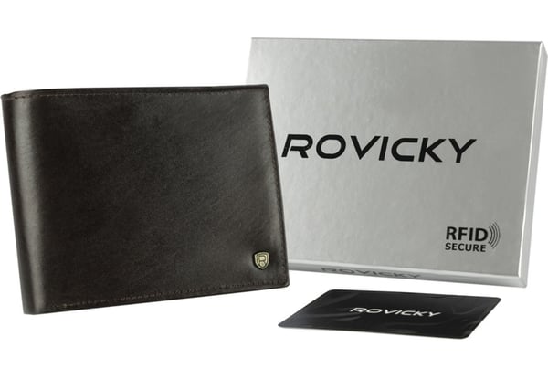 Klassinen miesten nahkalompakko - Rovicky