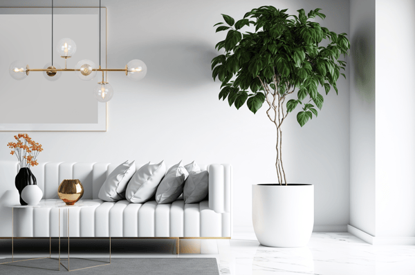 SIENA GOLD LOFTLAMPE 6 FLADE LAMPER UDEN LAMPEFORM E14 ARM LANG
