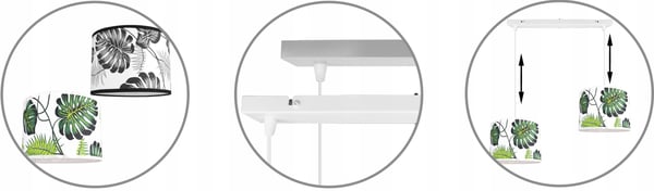 Loftshængende lampe lysekrone lampeskærm moderne