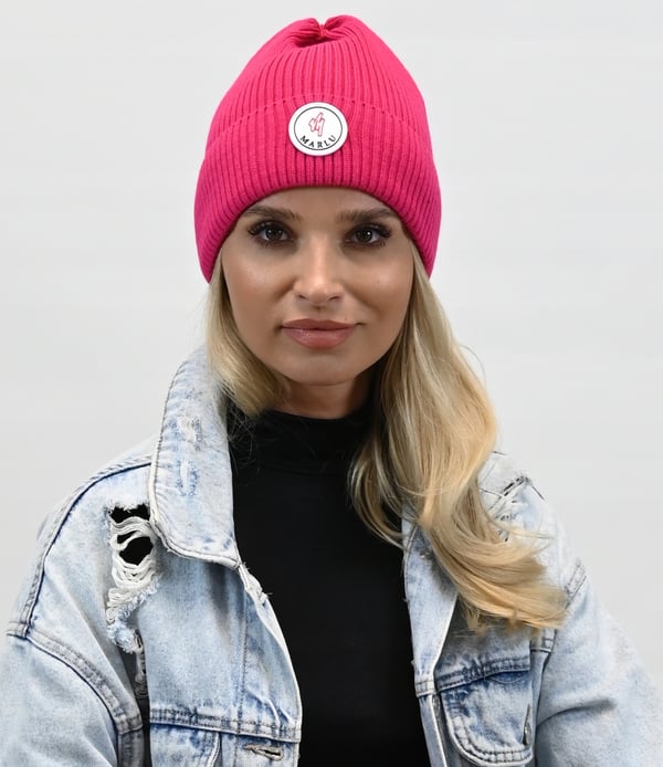 Amaranth snygg höstmössa med logotyp