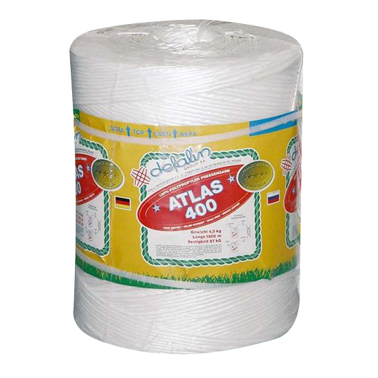 ATLAS VALKOINEN POLYPROPEENI MAATALOUSLANKA 400M/KG - SZ-N 400M/KG